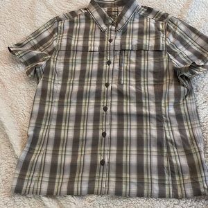 LL Bean Woman’s everyday short sleeve plaid shirt